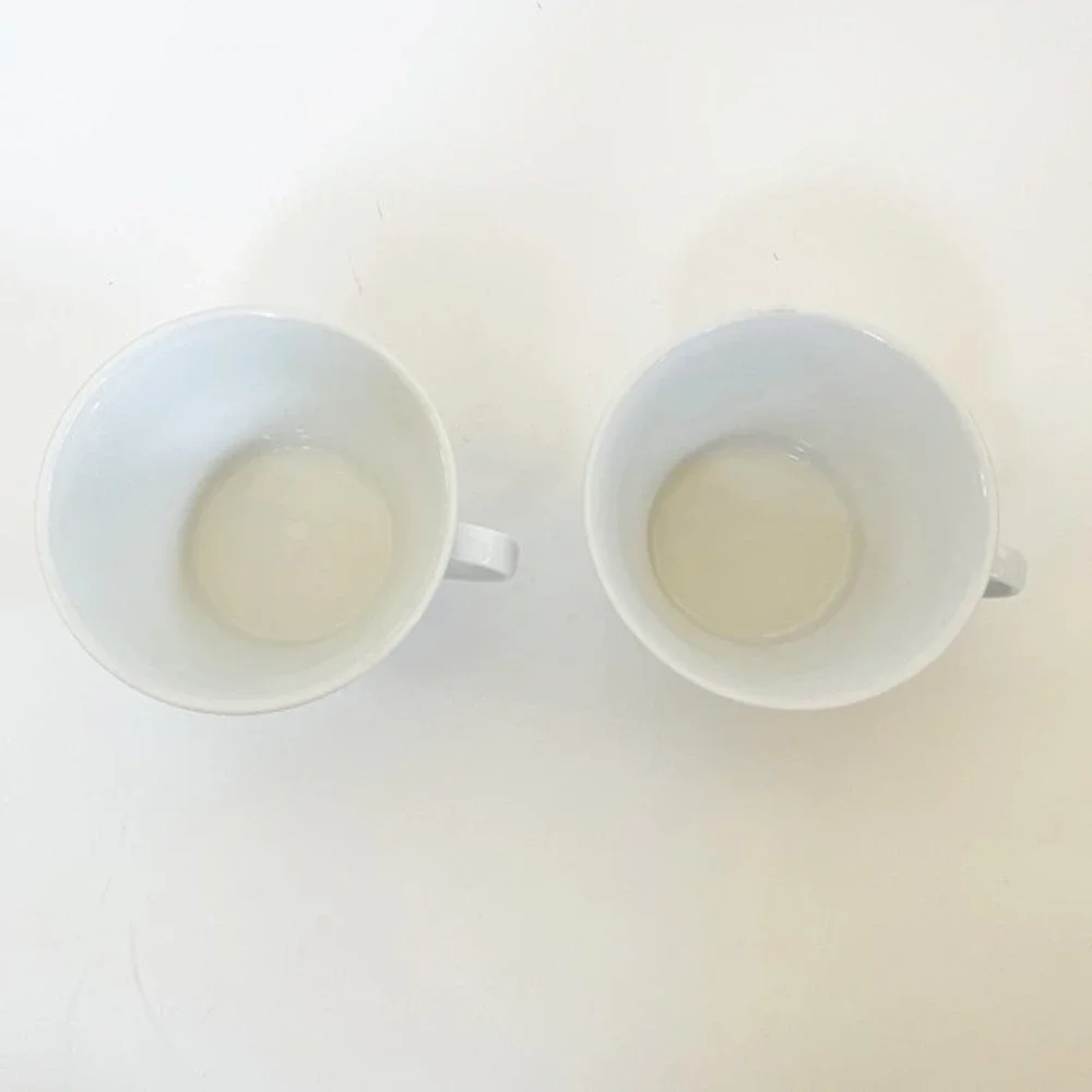 Crate&Barrel Loft Design By Winterling Made In Germany 6x4 Handled Bowl‎ White